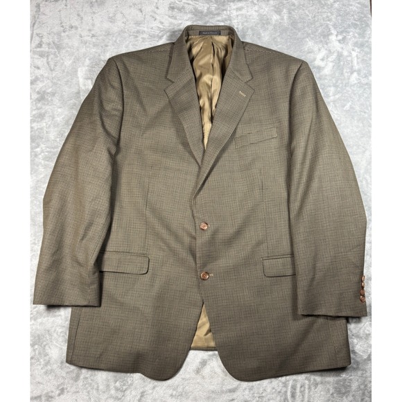 Lauren Ralph Lauren Other - Lauren Ralph Lauren 50L Brown Houndstooth‎ 100% Wool Blazer Sport Coat